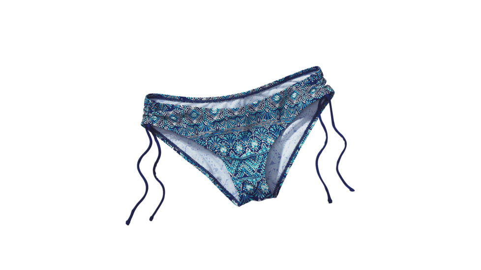 Patagonia Sunamee Side Tie Bottoms - Women's-Papyrus Pop/Channel Blue-Medium