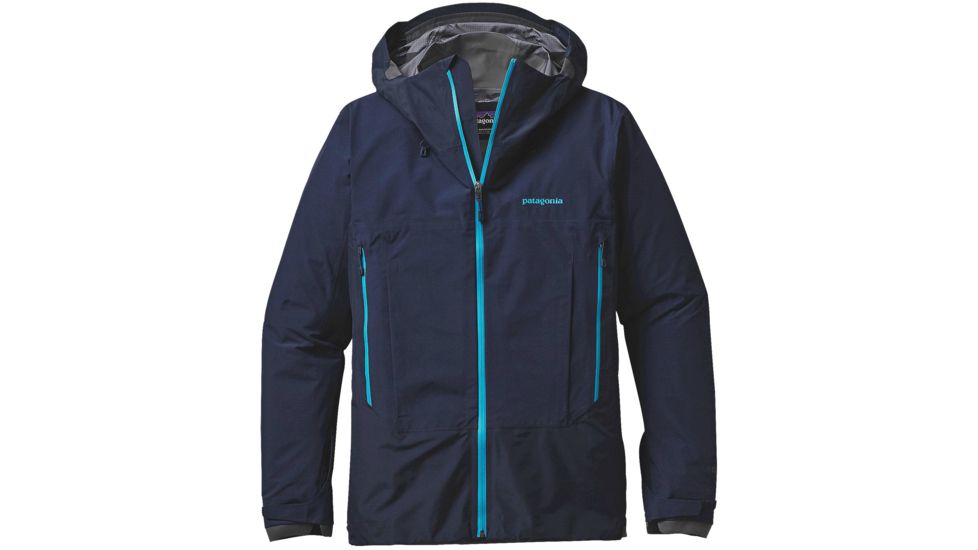 Patagonia Super Alpine Jacket - Men's-Navy Blue/Grecian Blue-X-Small