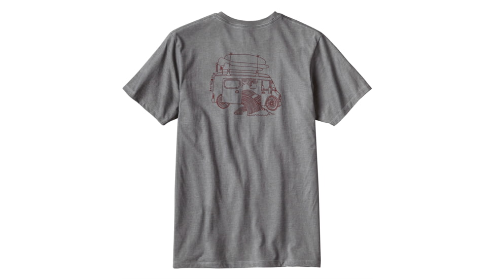 Surf Van Cotton/Poly T-Shirt - Mens-Narwhal Grey-X-Large