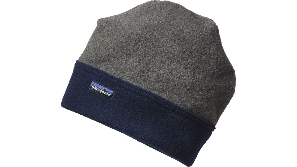 Patagonia Synchilla Alpine Hat - Men's-Nickel/Navy Blue-Small