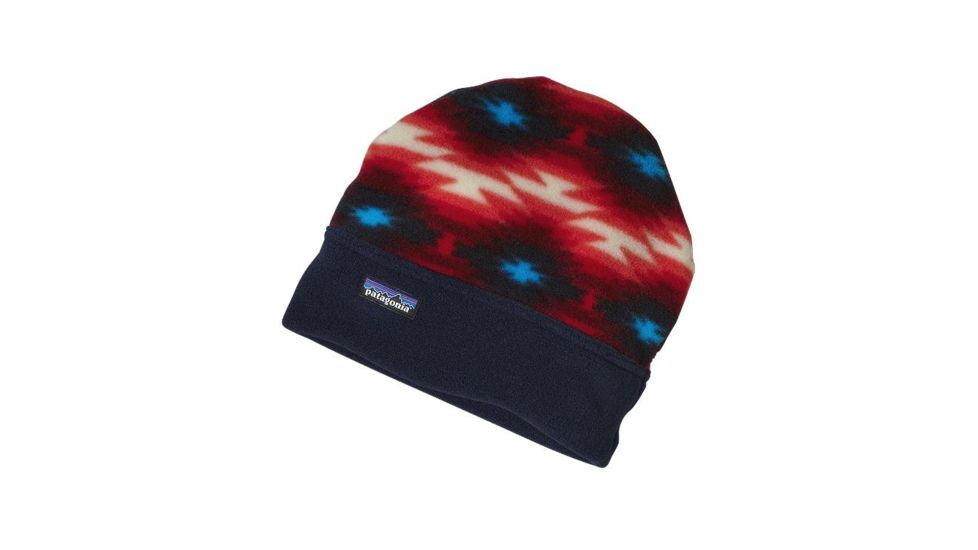 Patagonia Synchilla Alpine Hat - Mens-Wild Desert/Classic Red-Small