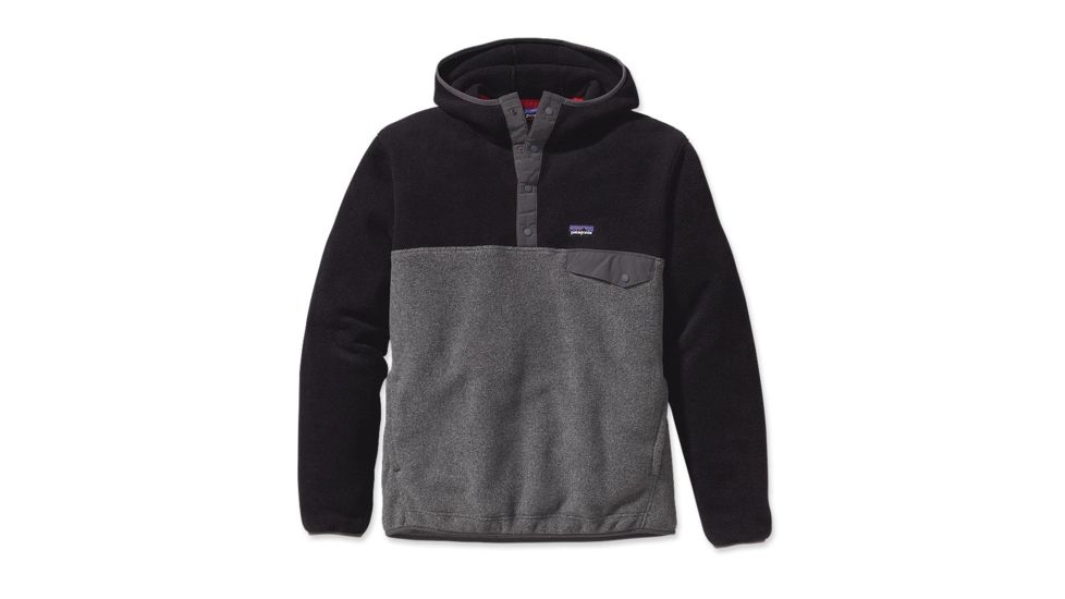 Patagonia Synchilla Snap-T Hoody - Mens-Navy Blue-X-Small