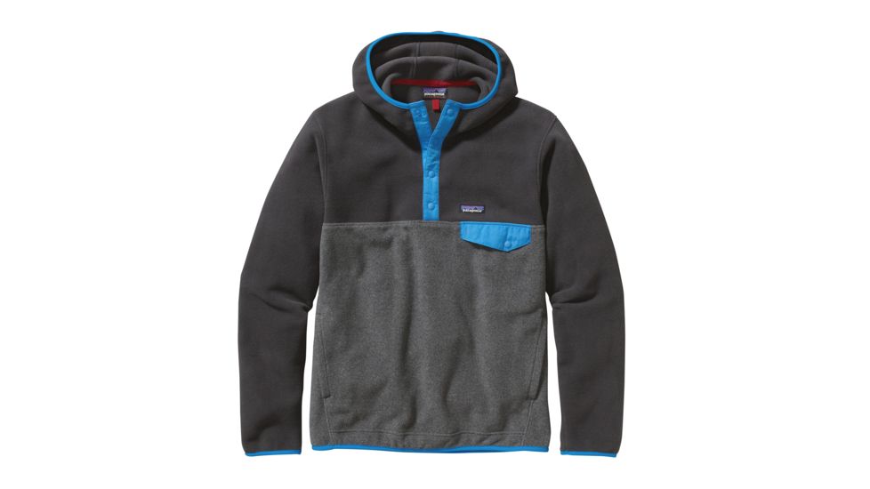 Patagonia Synchilla Snap-T Hoody - Mens-Nickel/Forge Grey-Large