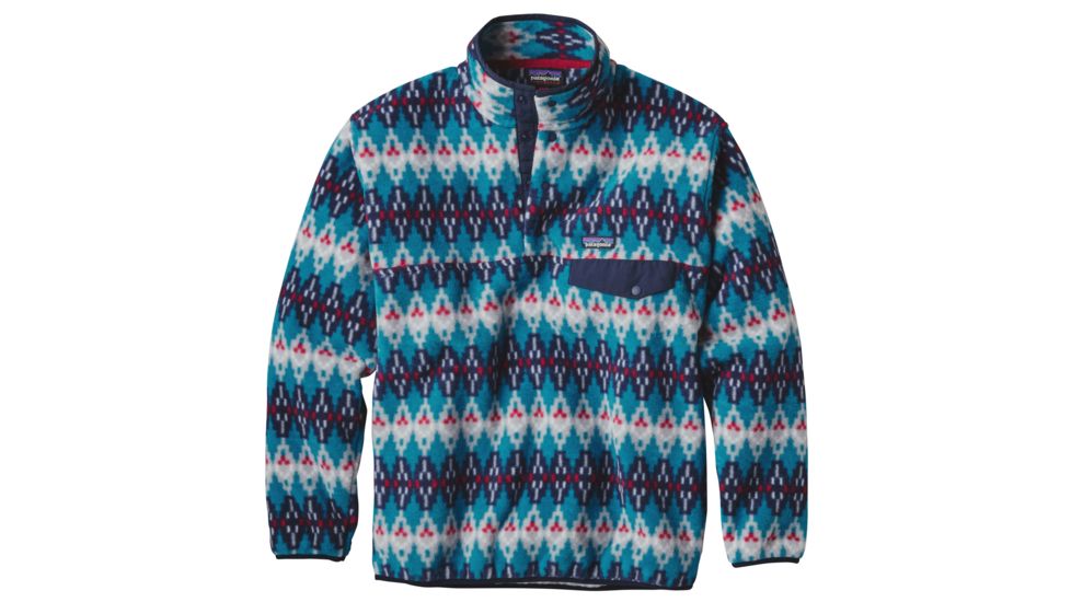 Patagonia Synchilla Snap-T Pullover - Men's-XX-Small-Forest Carpet/Deep Sea Blue