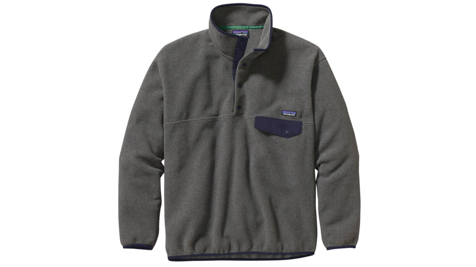 Patagonia Synchilla Snap-T Pullover - Men's-X-Large-Nickel/Navy Blue