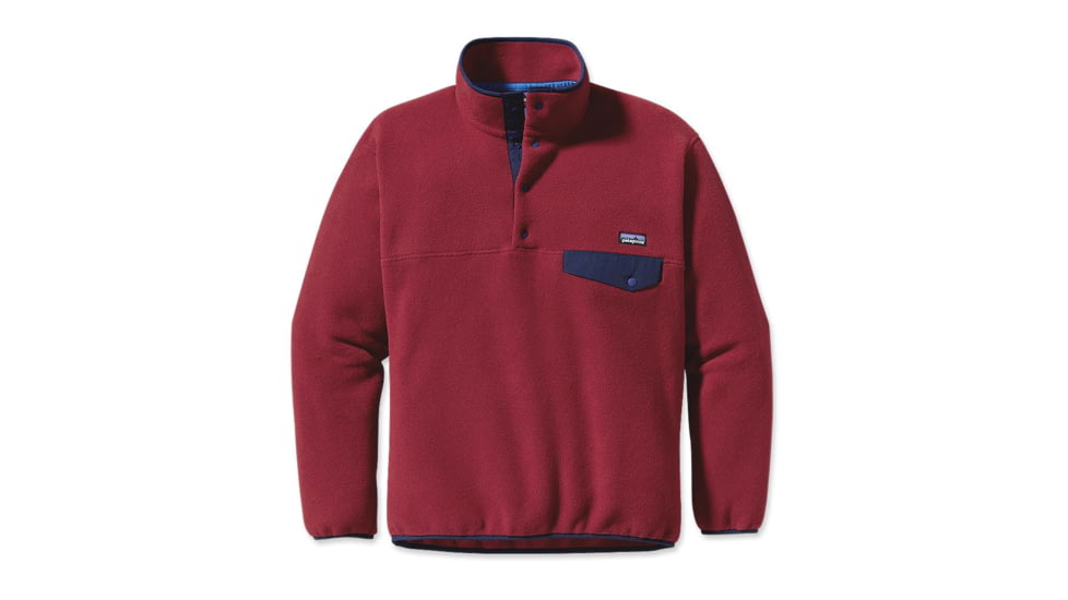 Patagonia Synchilla Snap-T Pullover - Men's-Wax Red-Small