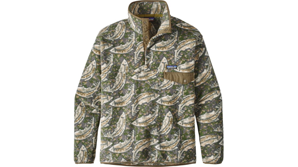 Patagonia Synchilla Snap-T Pullover - Men's-XX-Small-Leaping/Industrial Green