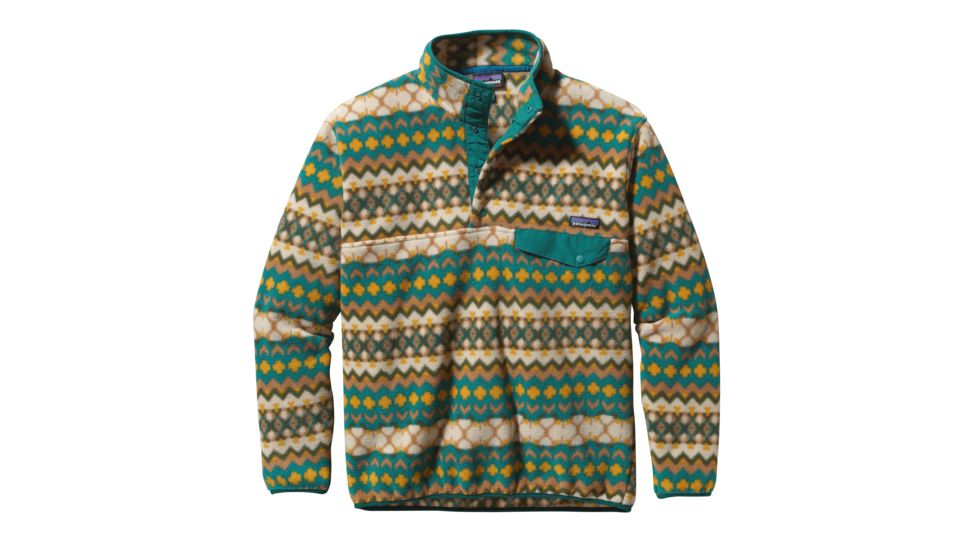 Patagonia Synchilla Snap-T Pullover - Mens-Large-Cliff/Arbor Green