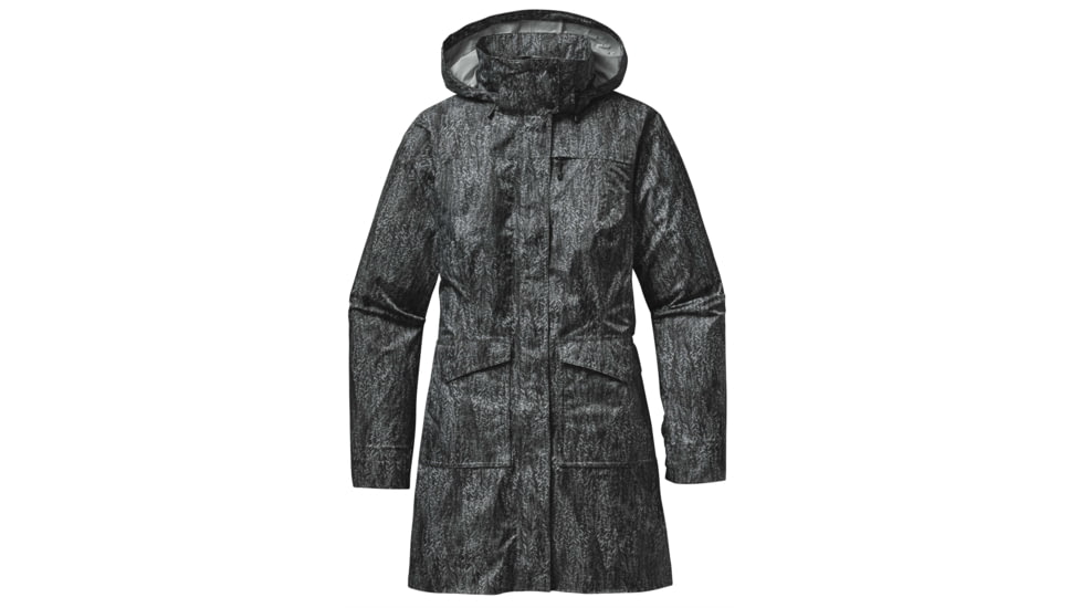 Patagonia Torrentshell City Coat - Women's-Forestland/Drifter Grey-Large