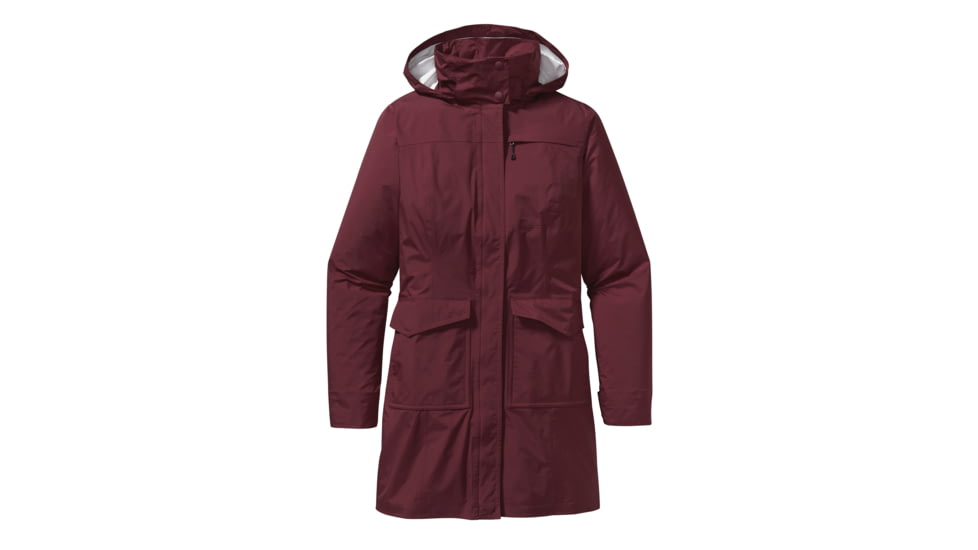 Patagonia Torrentshell City Coat - Womens-Oxblood Red-X-Small