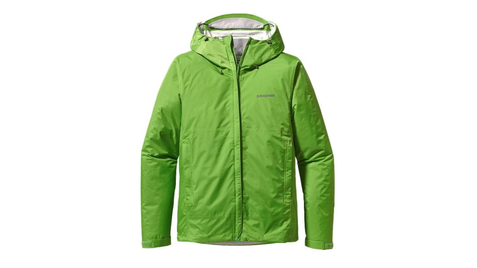 Patagonia Torrentshell Jacket - Men's-Cilantro w/ Forge Grey-Small