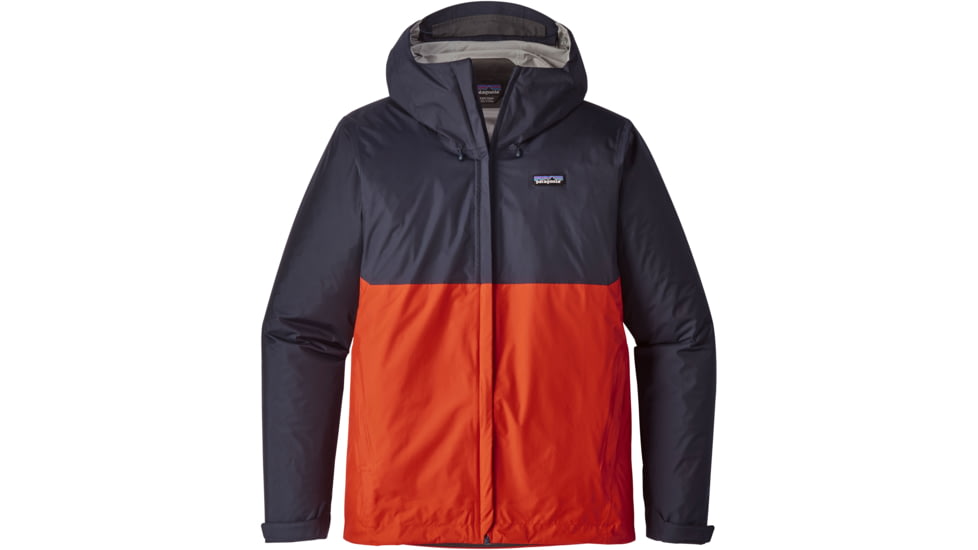 Patagonia Torrentshell Jacket - Men's-Small-Navy Blue/Paintbrush Red
