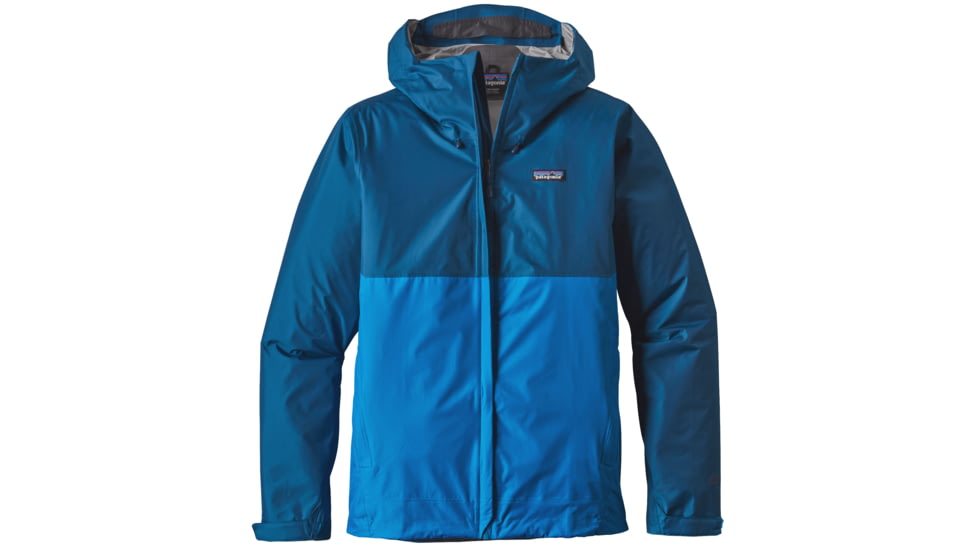 Patagonia Torrentshell Jacket - Men's-Small-Big Sur Blue/Andes Blue