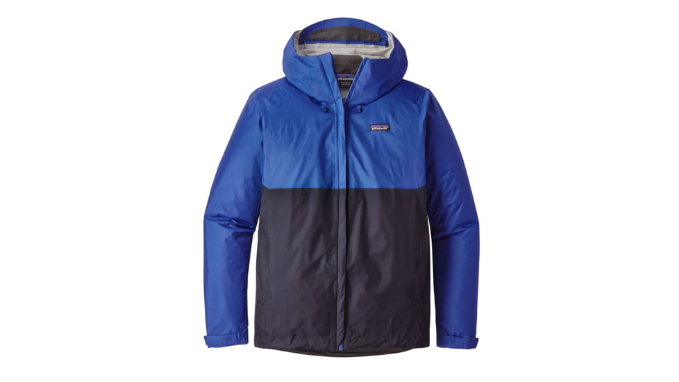 Patagonia Torrentshell Jacket - Mens-X-Small-Viking Blue/Navy Blue