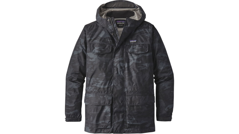 Patagonia Torrentshell Parka - Men's-X-Small-El Nino Camo/Black