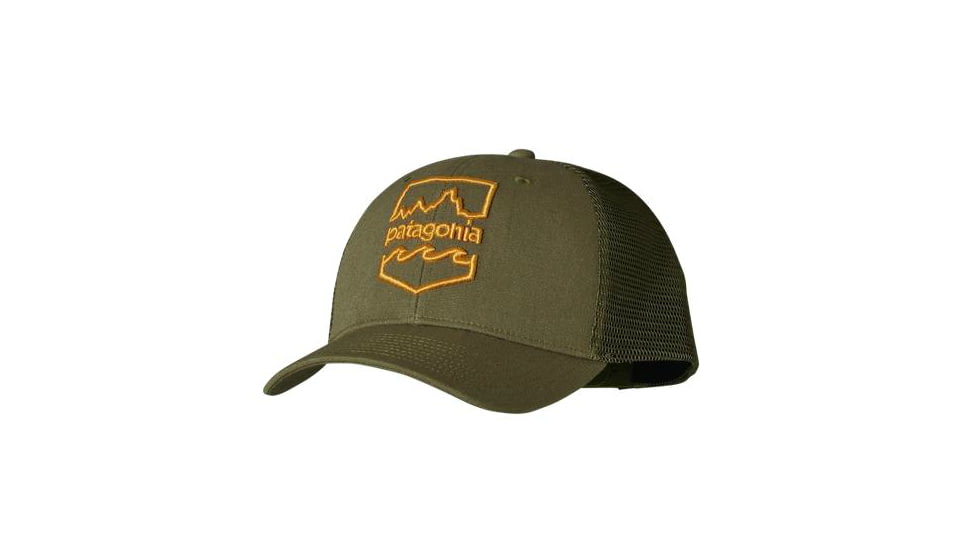 Patagonia Trucker Hat- Badge/Spanish Moss