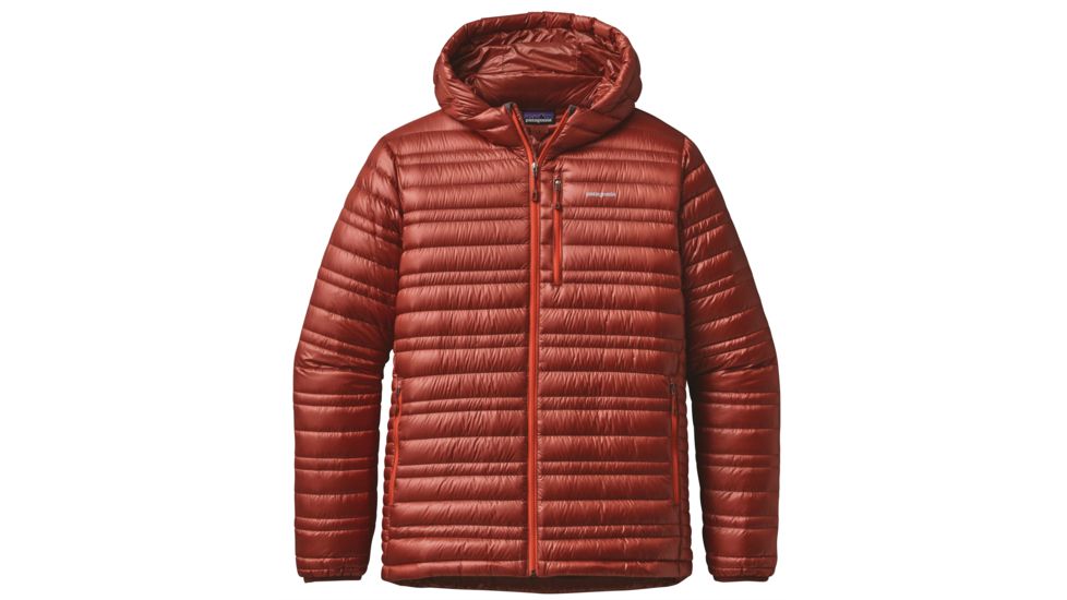 Patagonia Ultralight Down Hoody - Men's-Cinder Red-Large