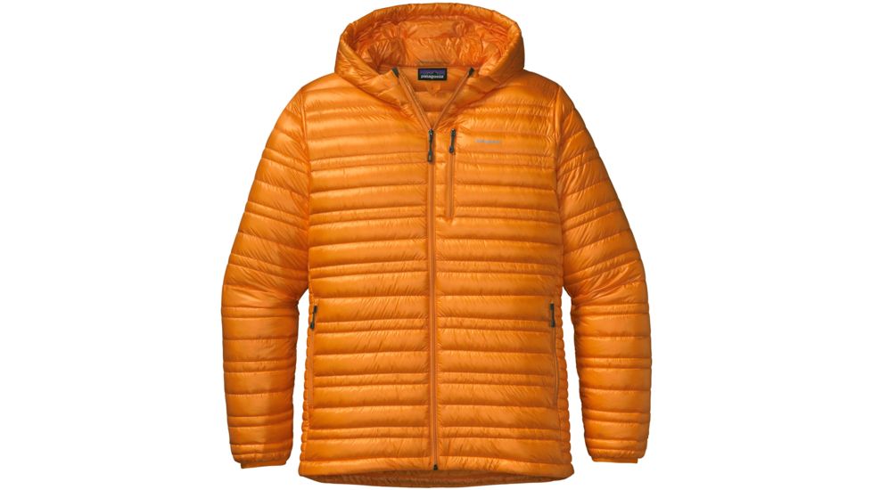 Ultralight Down Hoody - Mens-Sporty Orange-X-Large