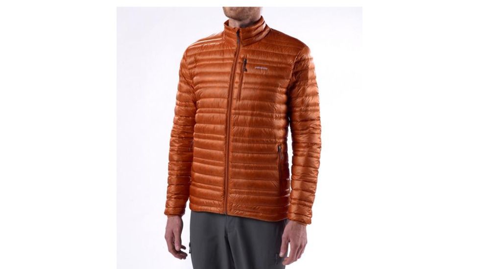 Patagonia Ultralight Down Jacket - Men's-Deep Mango-Small
