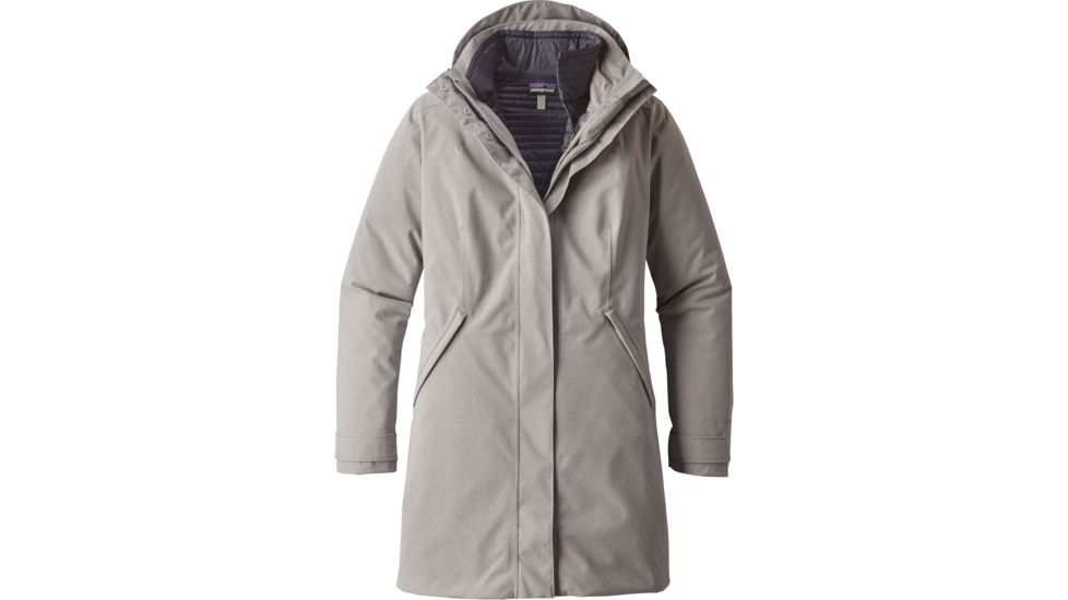 Patagonia Vosque 3-in-1 Parka - Women's-Drifter Grey/Smolder Blue-X-Large