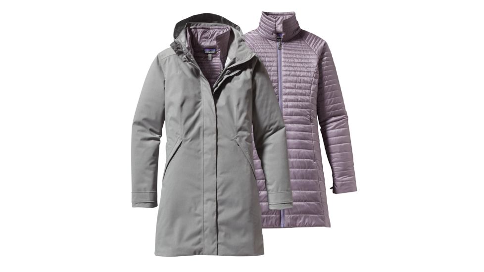 Patagonia Vosque 3-in-1 Parka - Womens-Feather Grey-Large