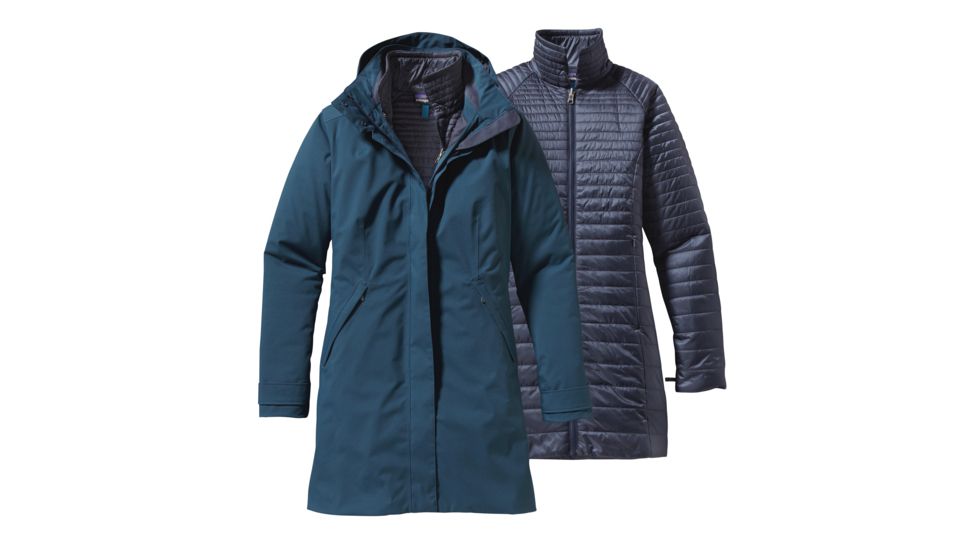 Patagonia Vosque 3-in-1 Parka - Womens-Smolder Blue-X-Small
