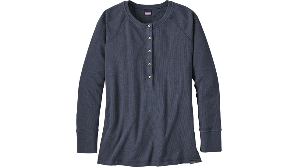 Patagonia Waffle Henley - Women's-Smolder Blue-Large
