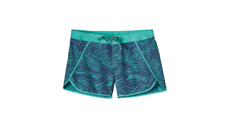 Wavefarer 5 Inch Board Short - Womens-Water Maker/Howling Turquoise-8