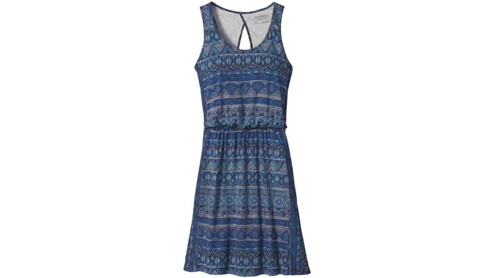 West Ashley Dress - Womens -Papyrus Pop/Navy Blue-Large