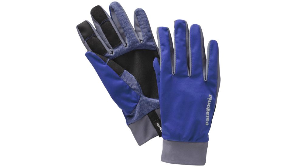 Patagonia Wind Shield Glove - Men's -Harvest Moon Blue-Large