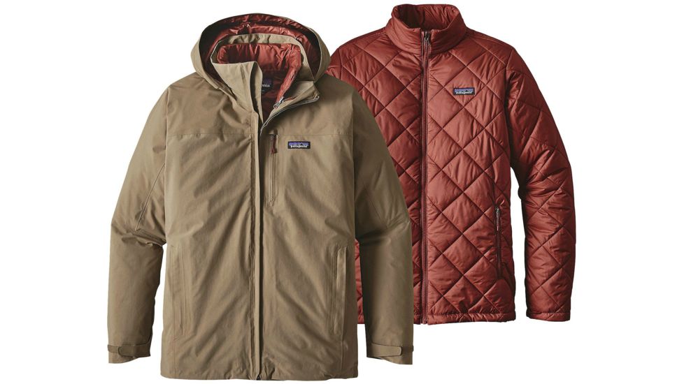 Patagonia Windsweep 3-in-1 Jacket - Men's -Ash Tan-Medium