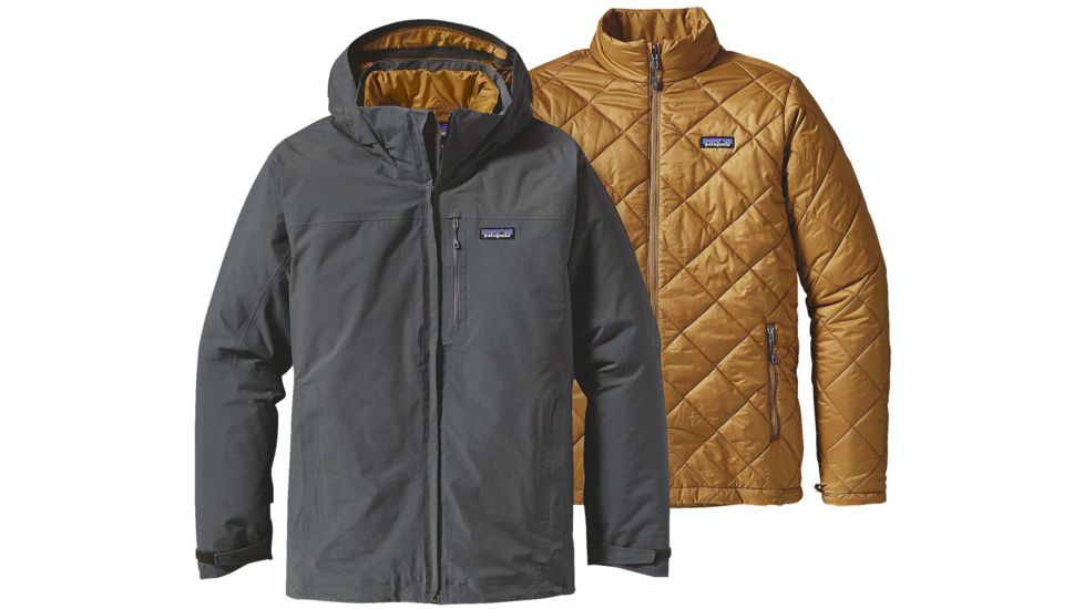 Patagonia Windsweep 3-in-1 Jacket - Men's -Forge Grey-X-Large