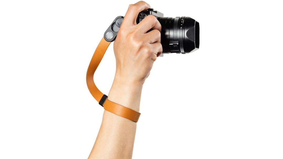 Peak Design Cuff Leather Camera Strap Wrist, Amber, Standard, LRS-WR-AM-1