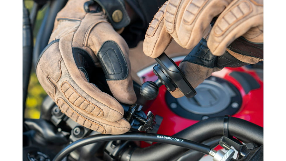 Peak Design Locking Ball Mount Adapter, 20 mm, Charging Qi2, Black, M-MM-AG-BK-1