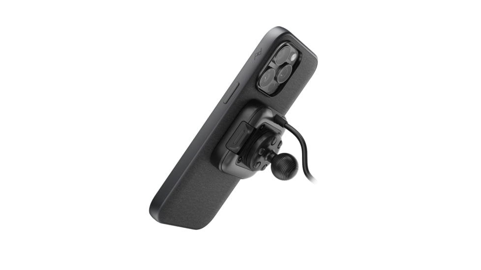 Peak Design Locking Ball Mount Adapter, 20 mm, Charging Qi2, Black, M-MM-AG-BK-1