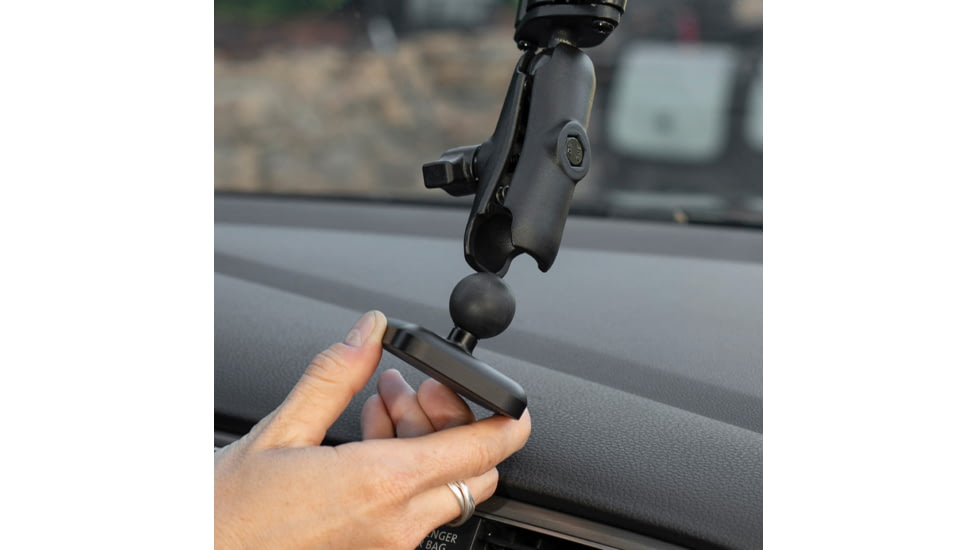 Peak Design Mobile Car Mount 1 Ball Adapter - Charging v3, Black, M-CM-AE-BK-2