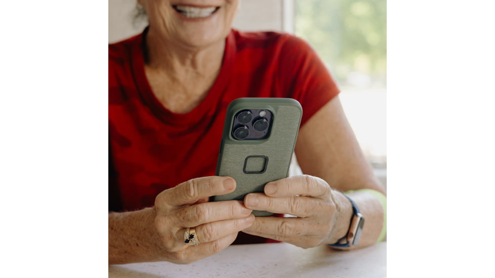 Peak Design Mobile Everyday Fabric Case iPhone 15 Plus, Sage, M-MC-BJ-SG-1