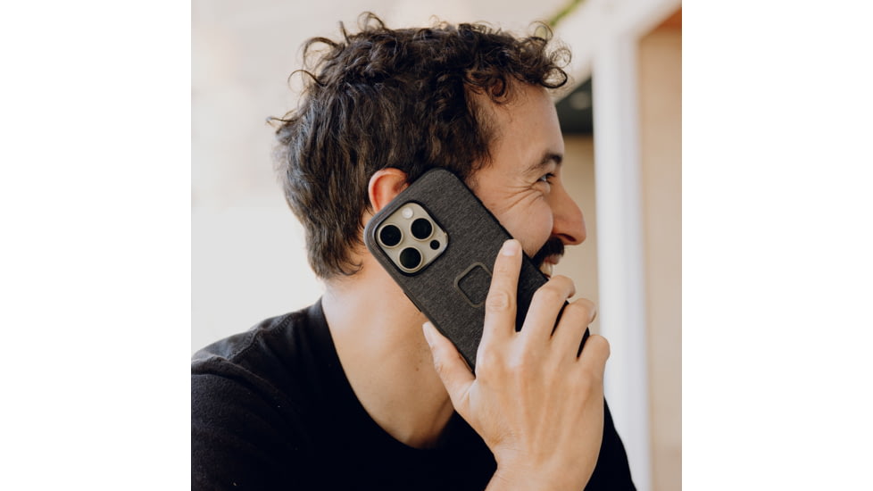 Peak Design Mobile Everyday Fabric Case iPhone 16 Pro, Charcoal, M-MC-BU-CH-1