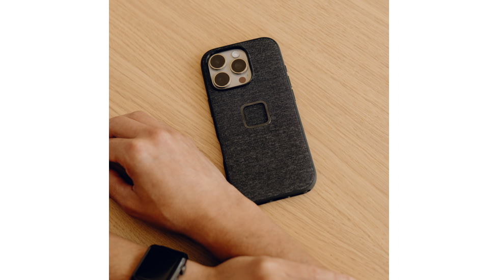 Peak Design Mobile Everyday Fabric Case iPhone 16 Pro, Charcoal, M-MC-BU-CH-1