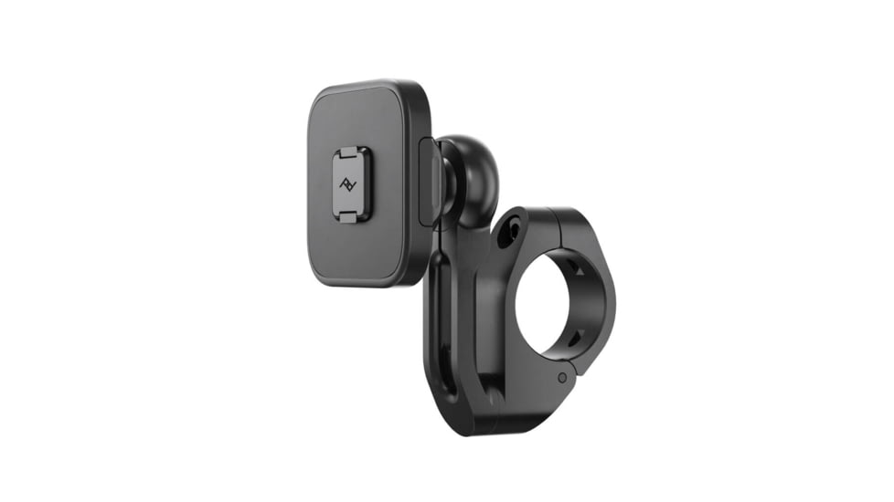 Peak Design Motorcycle Bar Mount, Non-charging, Locking V2, Black, M-MM-AB-BK-2