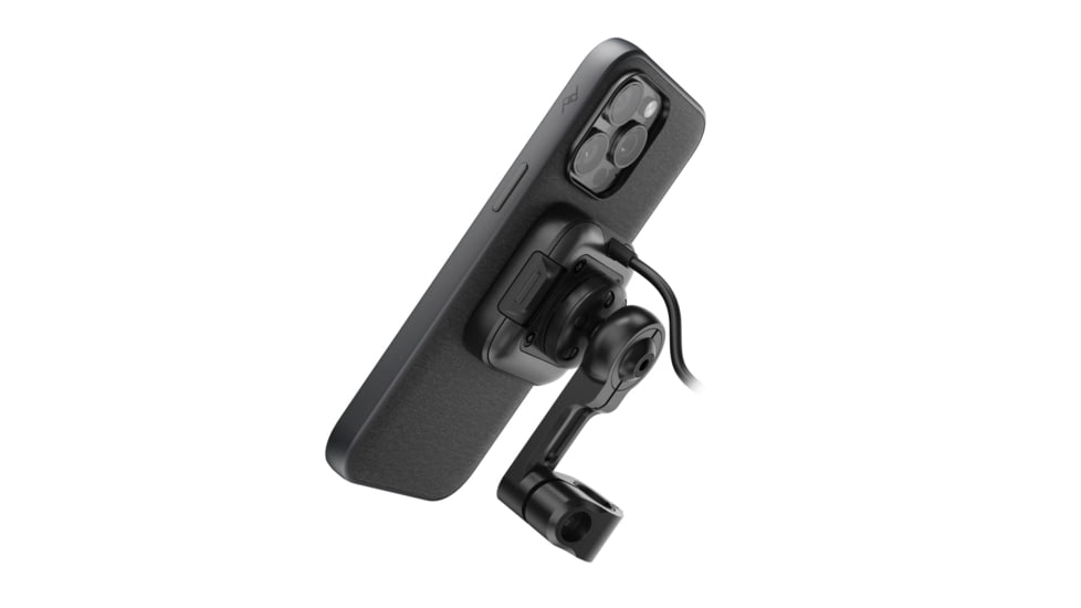 Peak Design Motorcycle Mirror Mount, Charging, Black, M-MM-AK-BK-1