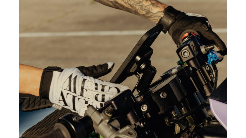 Peak Design Motorcycle Stem Mount, Charging Qi2, Black, M-MM-AH-BK-1