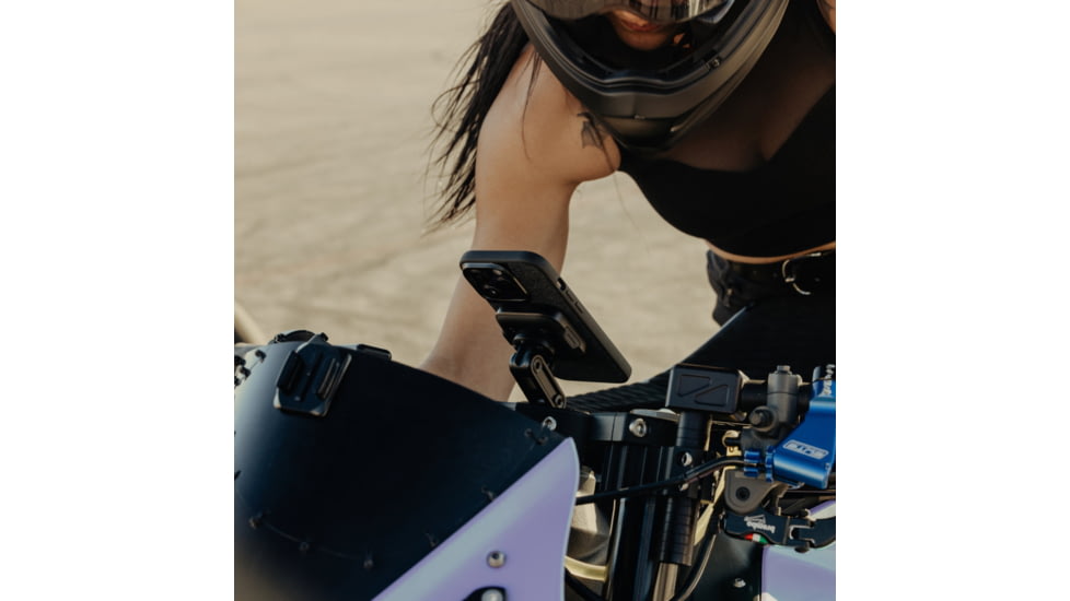 Peak Design Motorcycle Stem Mount, Charging Qi2, Black, M-MM-AH-BK-1