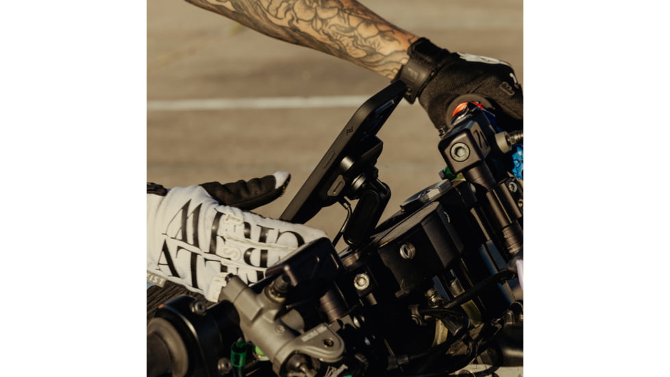 Peak Design Motorcycle Stem Mount, Charging Qi2, Black, M-MM-AH-BK-1