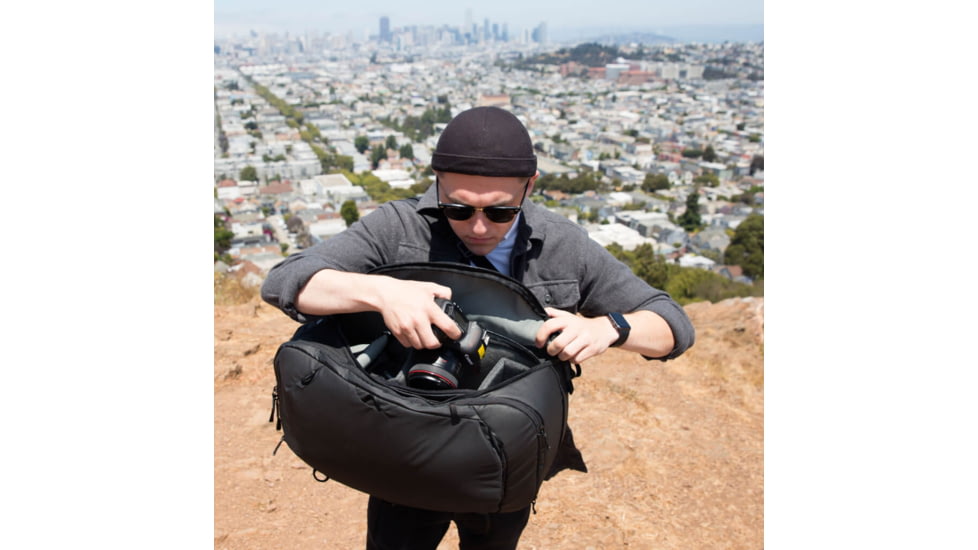 Peak Design Travel Backpack, 45 Liters, Black, BTR-45-BK-2