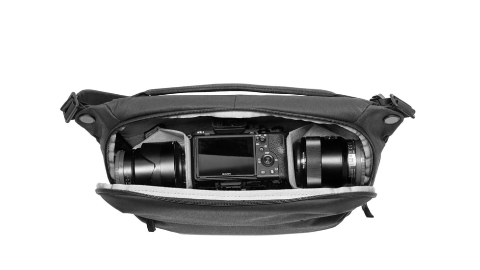 Peak Design V2 Everyday Sling, 10 Liters, Black, BEDS-10-BK-3