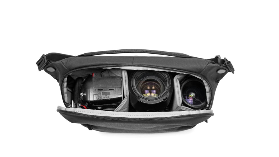 Peak Design V2 Everyday Sling, 10 Liters, Black, BEDS-10-BK-3