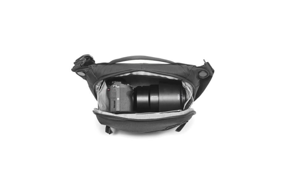 Peak Design V2 Everyday Sling, 3 Liters, Black, BEDS-3-BK-3