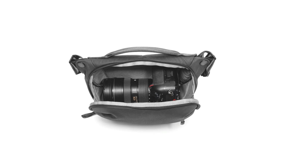 Peak Design V2 Everyday Sling, 6 Liters, Black, BEDS-6-BK-3