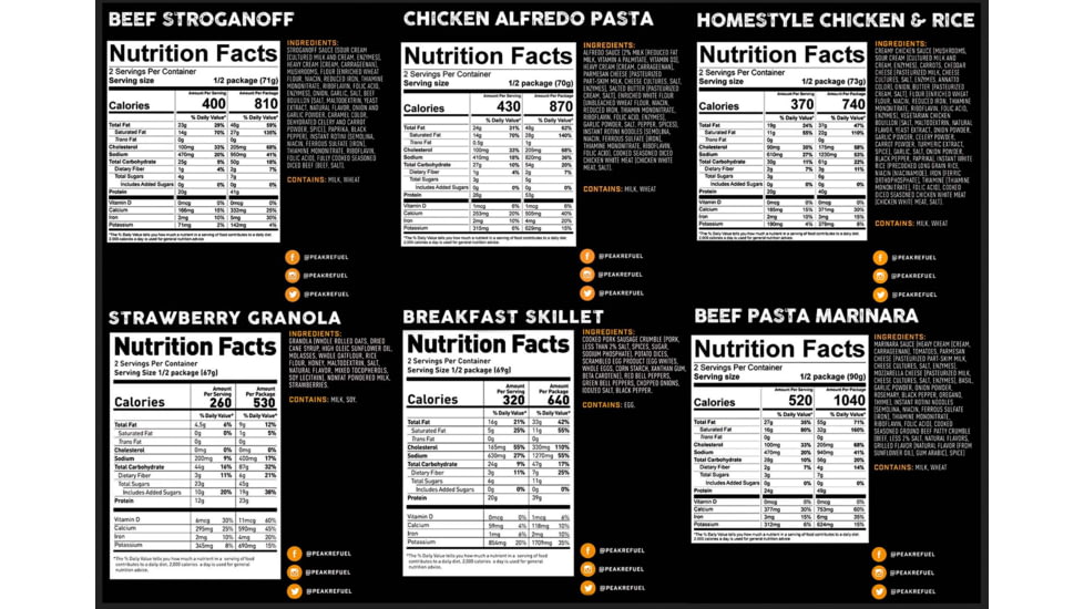 Peak Refuel Base Camp 2.0 Premium Meals Bucket, 24 Servings, 58247